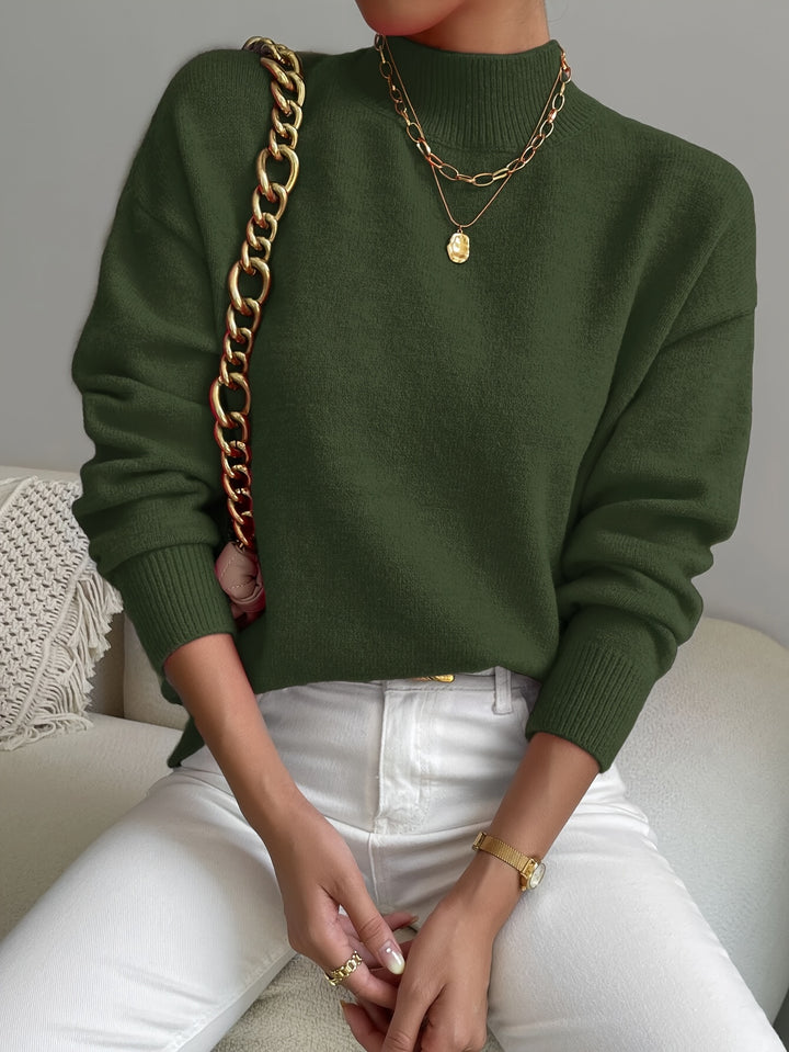Annika | Refined Mock Neck Sweater