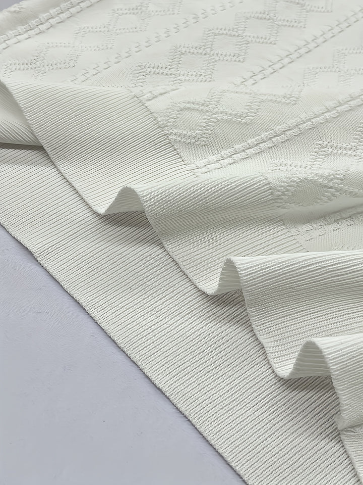 Damien | Textured Contrast-Collar Polo Shirt