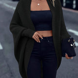 Vanessa | Christmas Draped Open-Front Cardigan