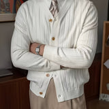Leland | Ribbed Button-Up Cardigan