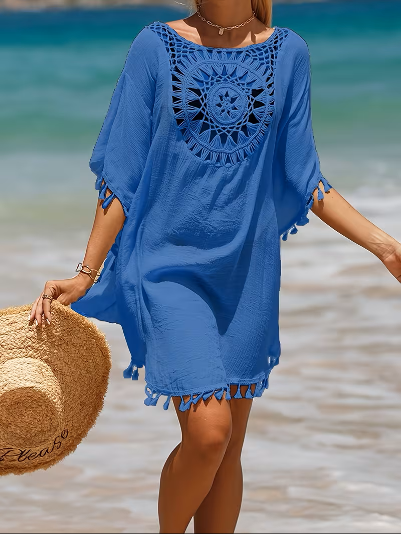 Marguerite | Crochet-Detail Beach Cover-Up