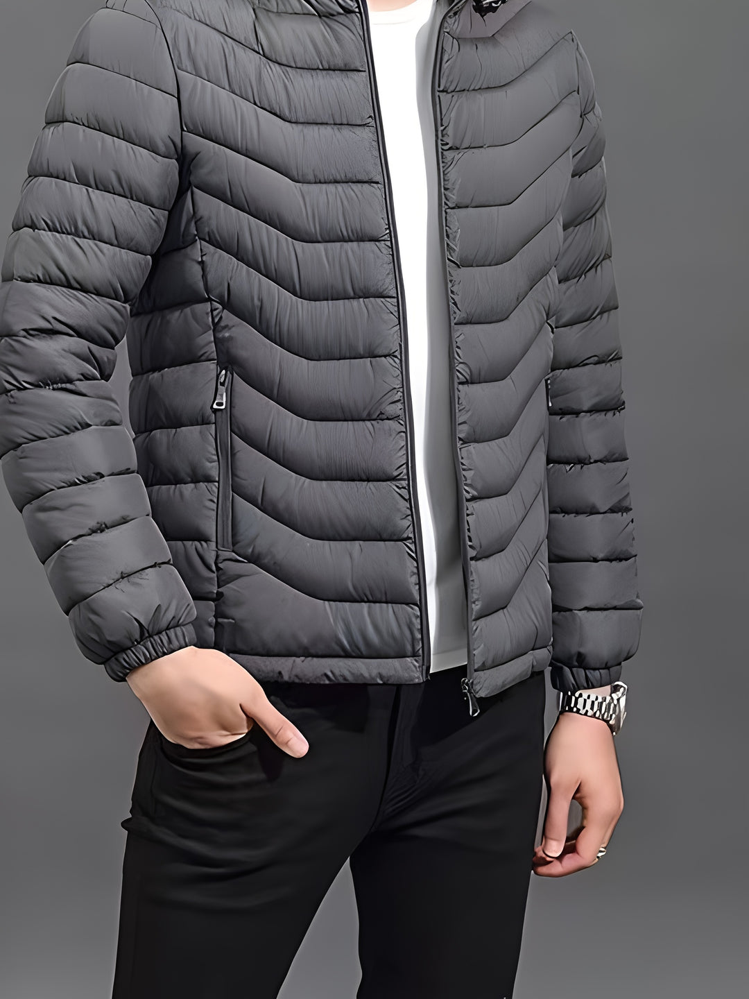 Silas | Hooded Quilted Puffer Jacket
