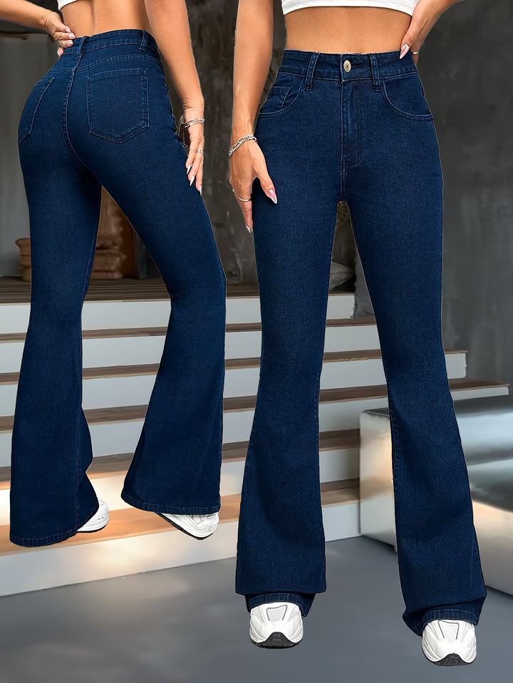 Savannah | High-Waisted Flared Trousers