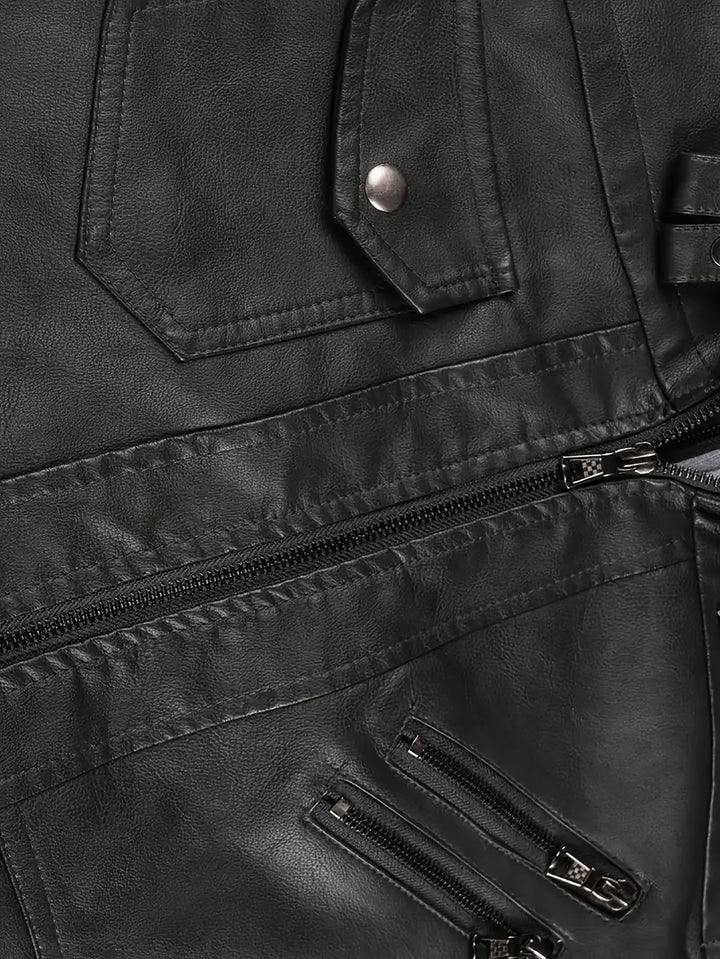 Dorian | Hooded Moto Jacket