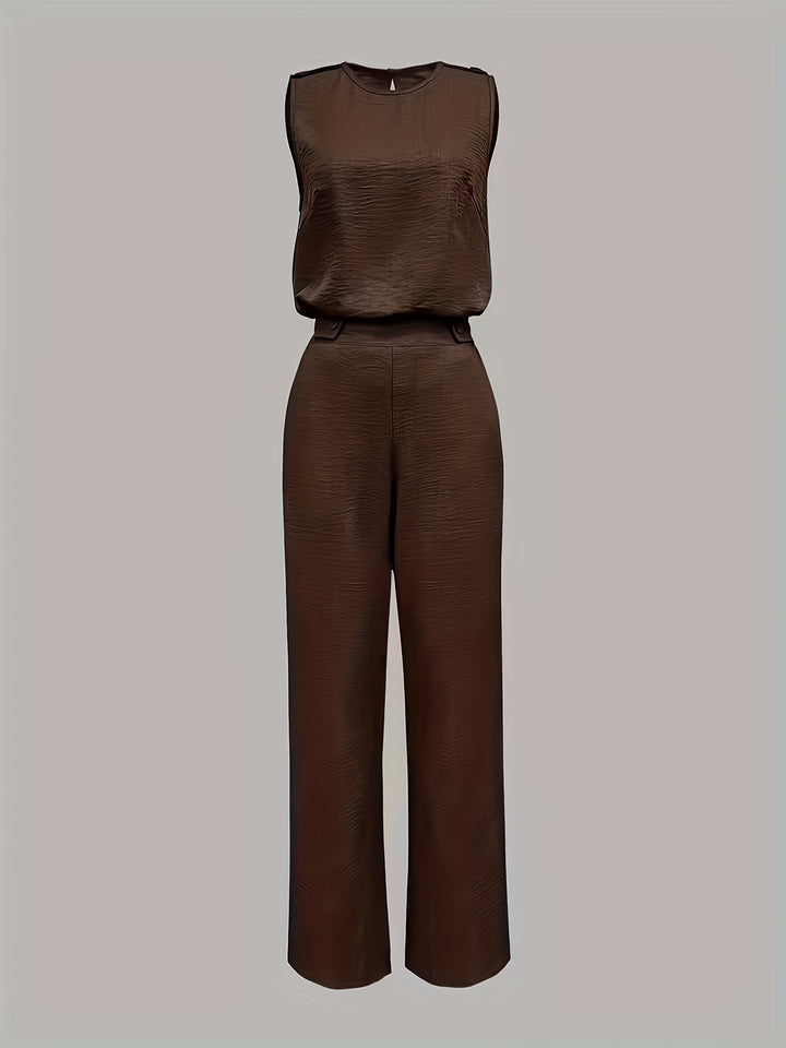 Rosanne | Refined Sleeveless Two-Piece Set