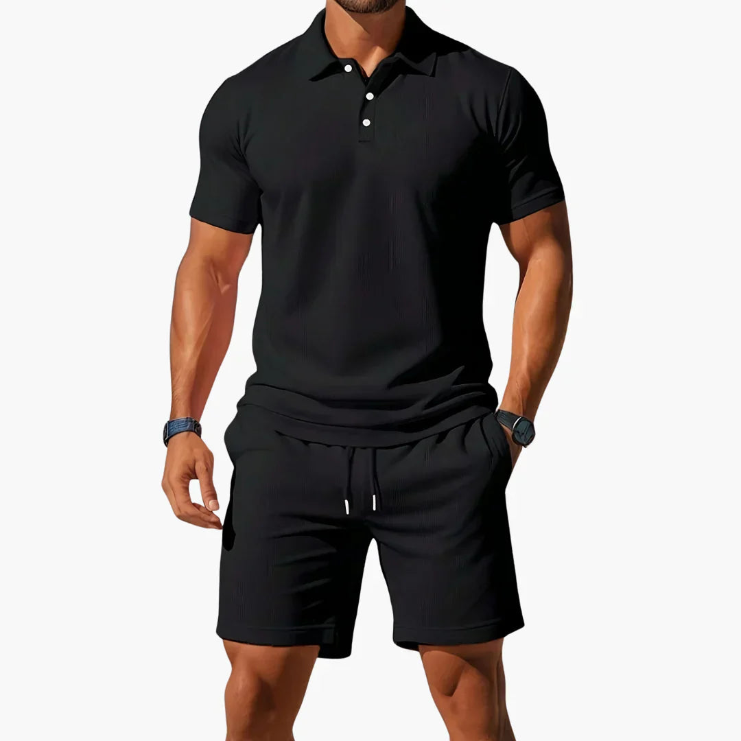 Connor | Classic Polo and Shorts Set