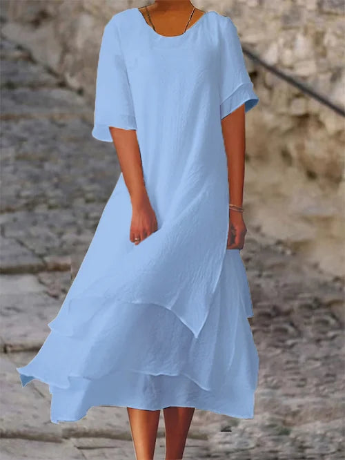 Senna | Elegant Double Layer Dress