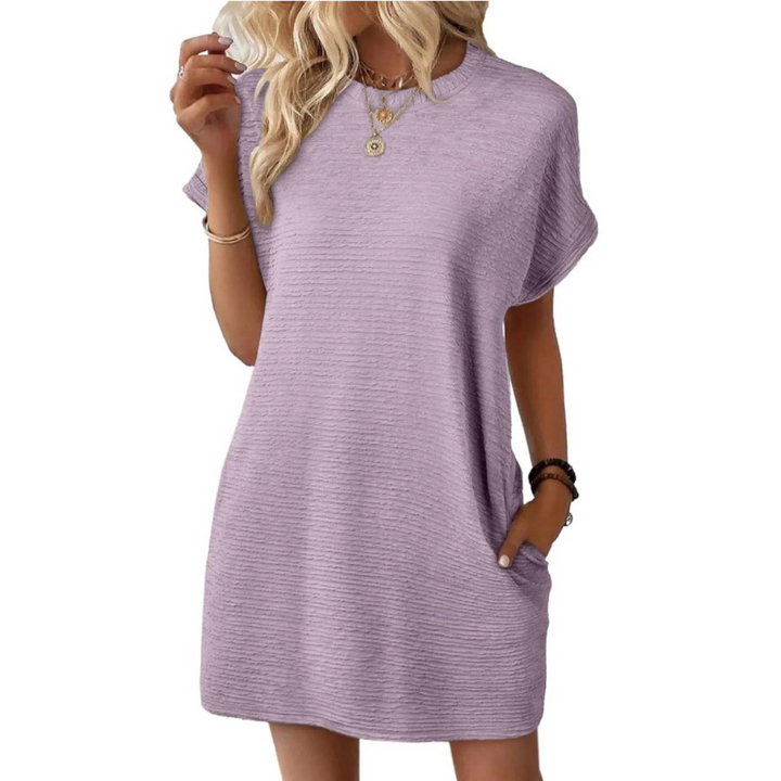 Tiffany | Classic Round Neck Summer Dress