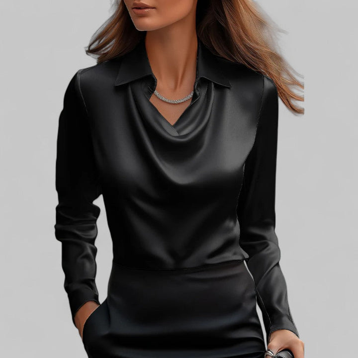 Claire | Elegant Satin Blouse