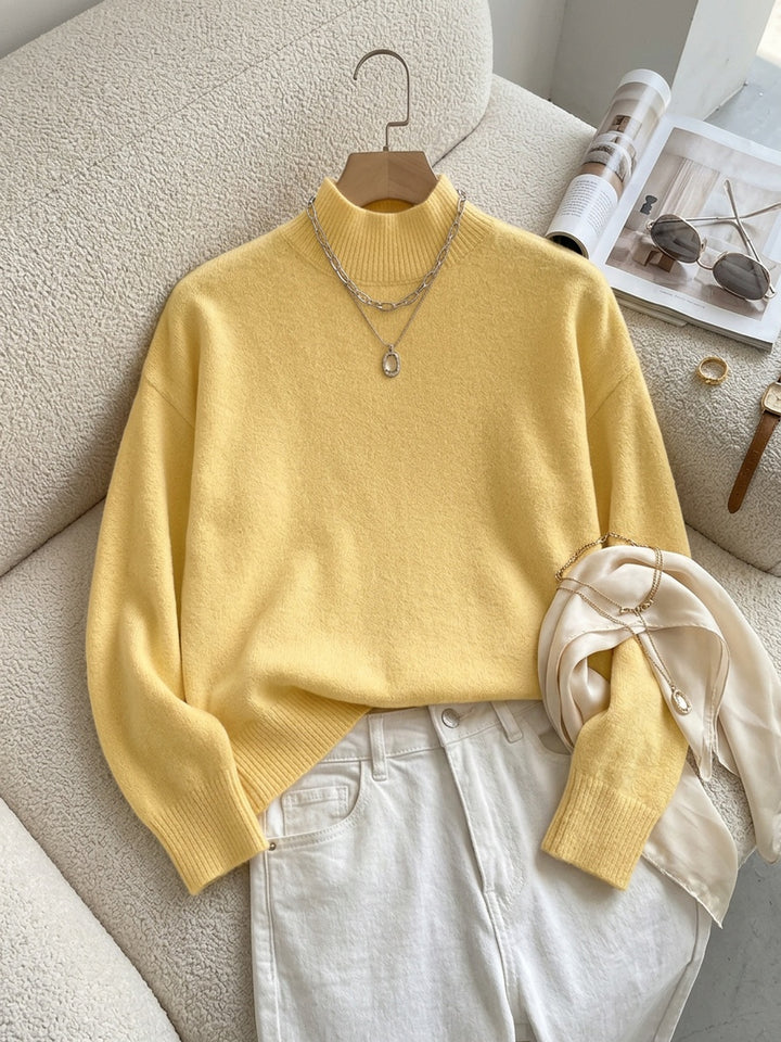 Annika | Refined Mock Neck Sweater