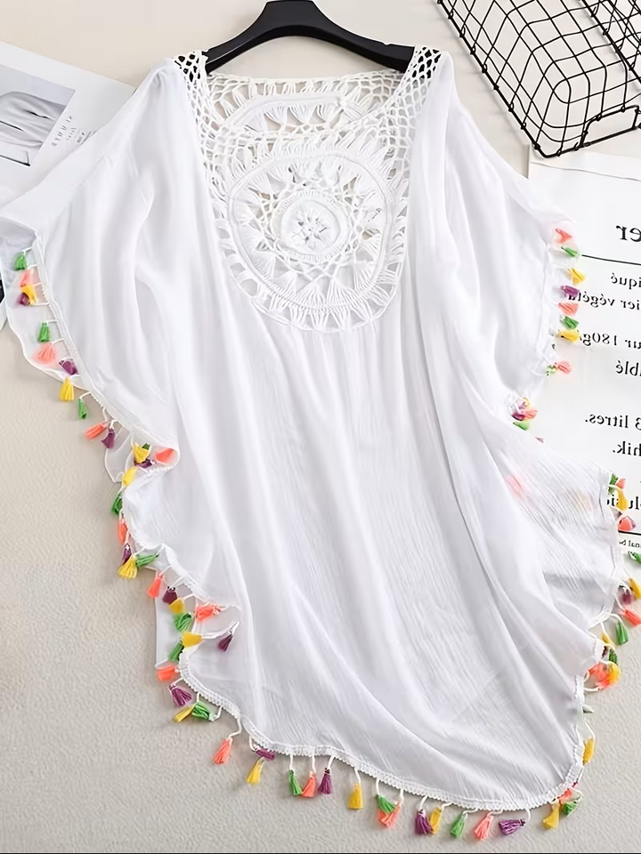 Marguerite | Crochet-Detail Beach Cover-Up