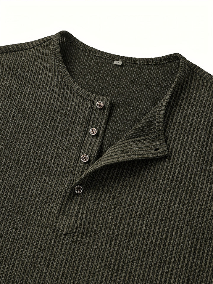 Callahan | Ribbed Long-Sleeve Henley