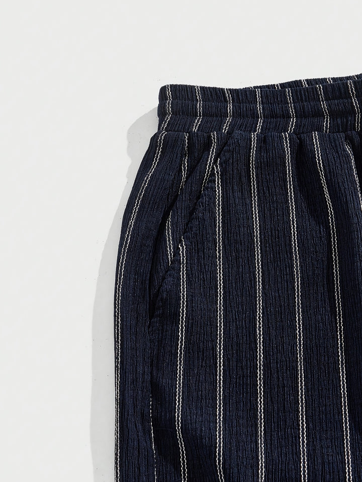 Owen | Striped Drawstring Shorts
