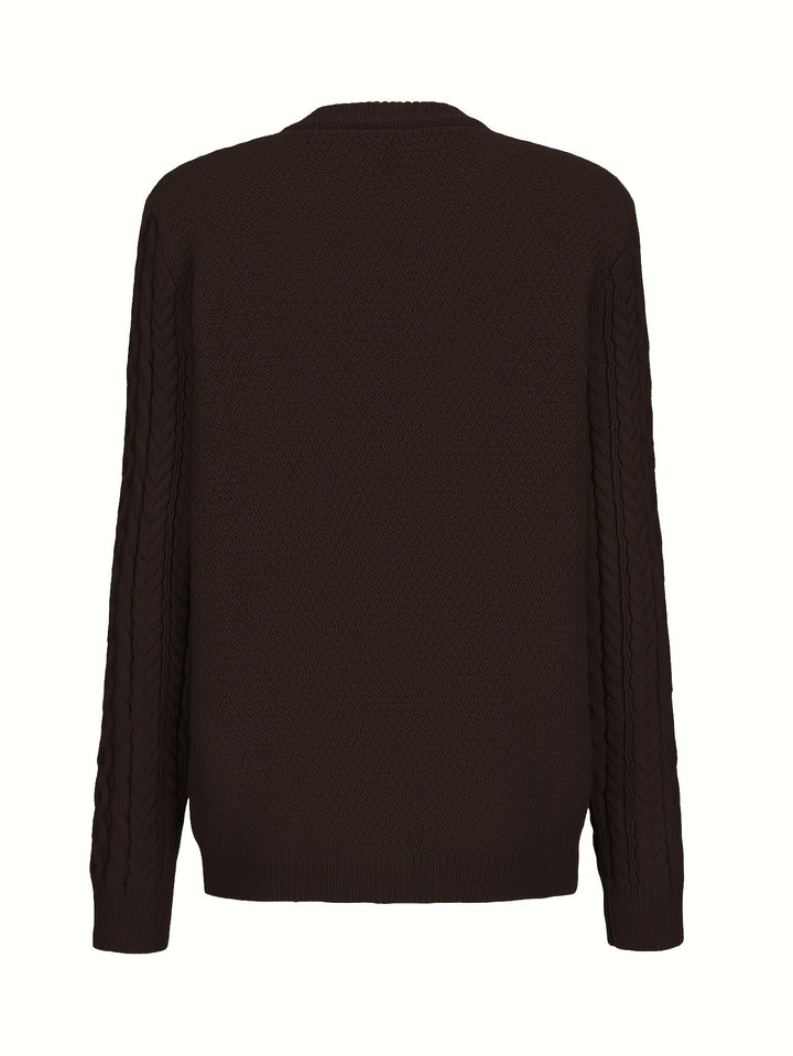 Annalise | Cable-Knit Button Cardigan