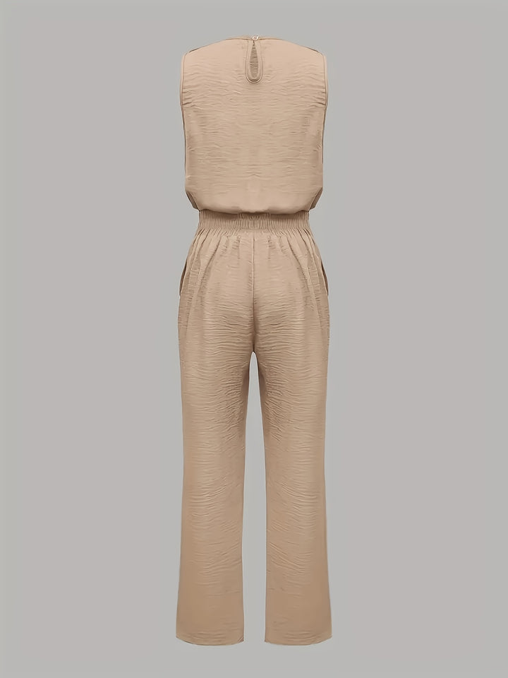 Rosanne | Refined Sleeveless Two-Piece Set