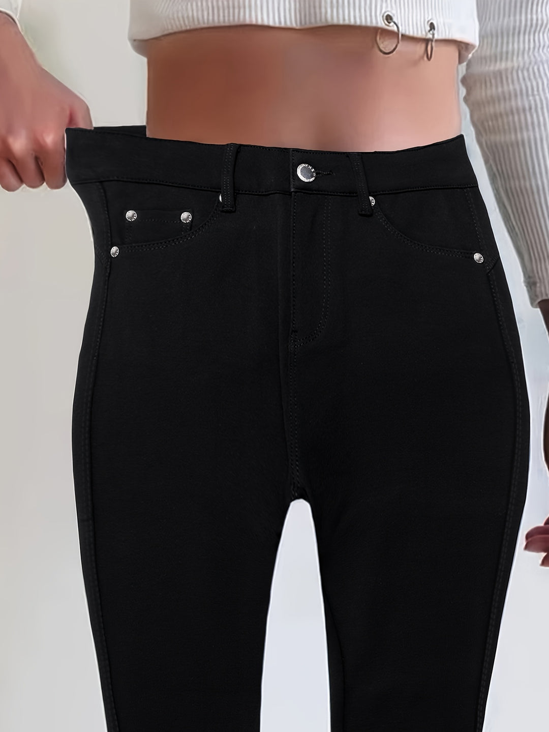 Faye | High-Waisted Skinny Jeans
