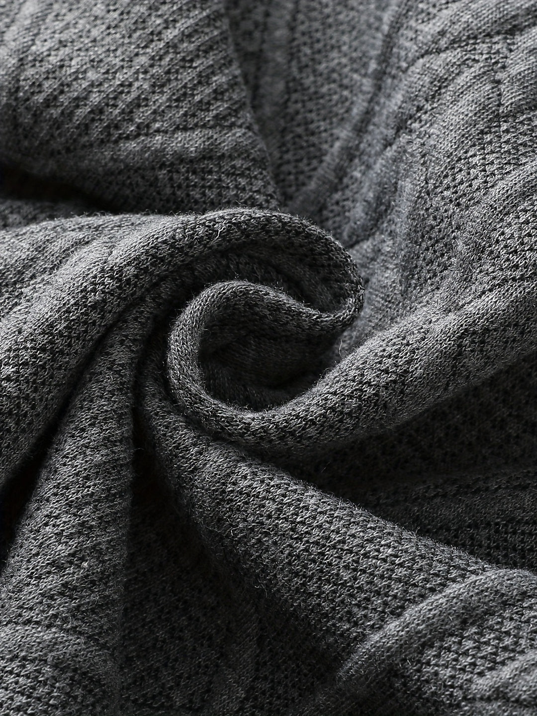 Bryce | Textured Round Neck Long Sleeve Top