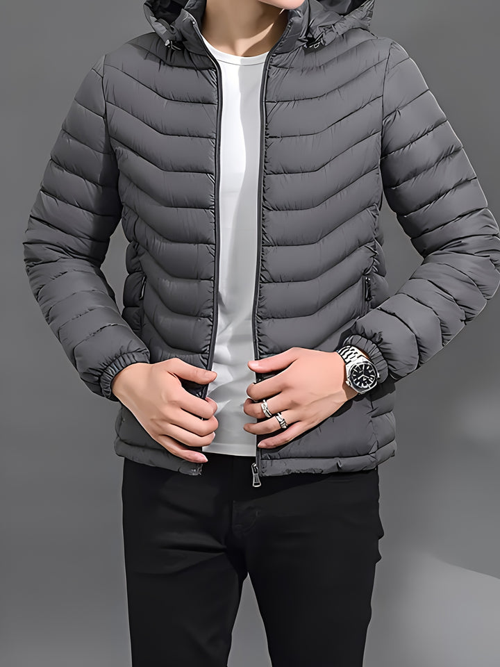 Silas | Hooded Quilted Puffer Jacket