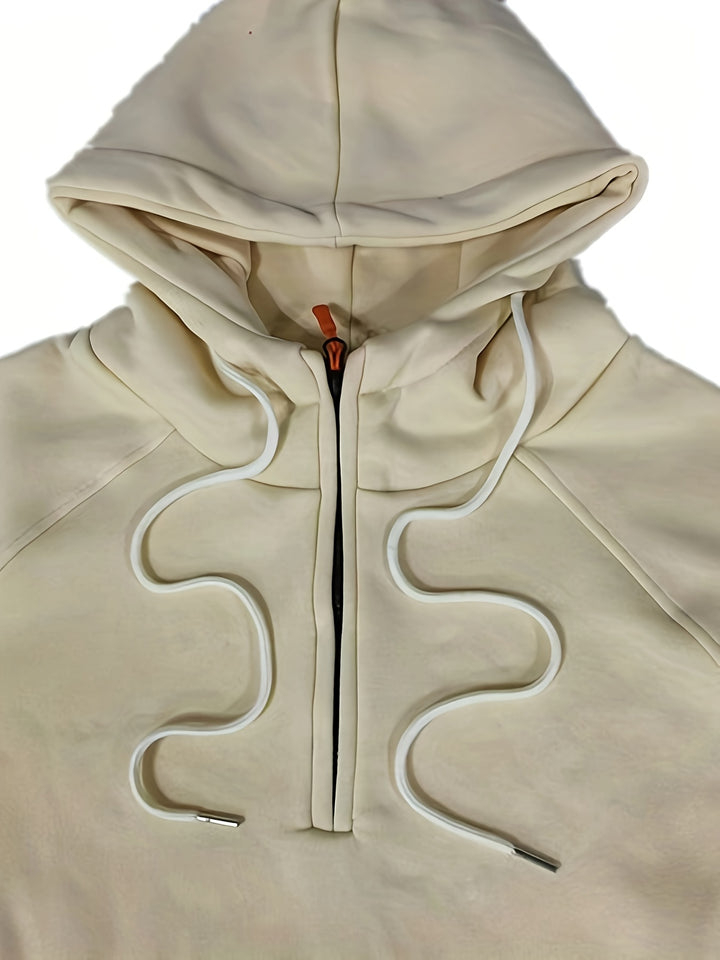 Brennan | Rugged Quarter-Zip Hoodie