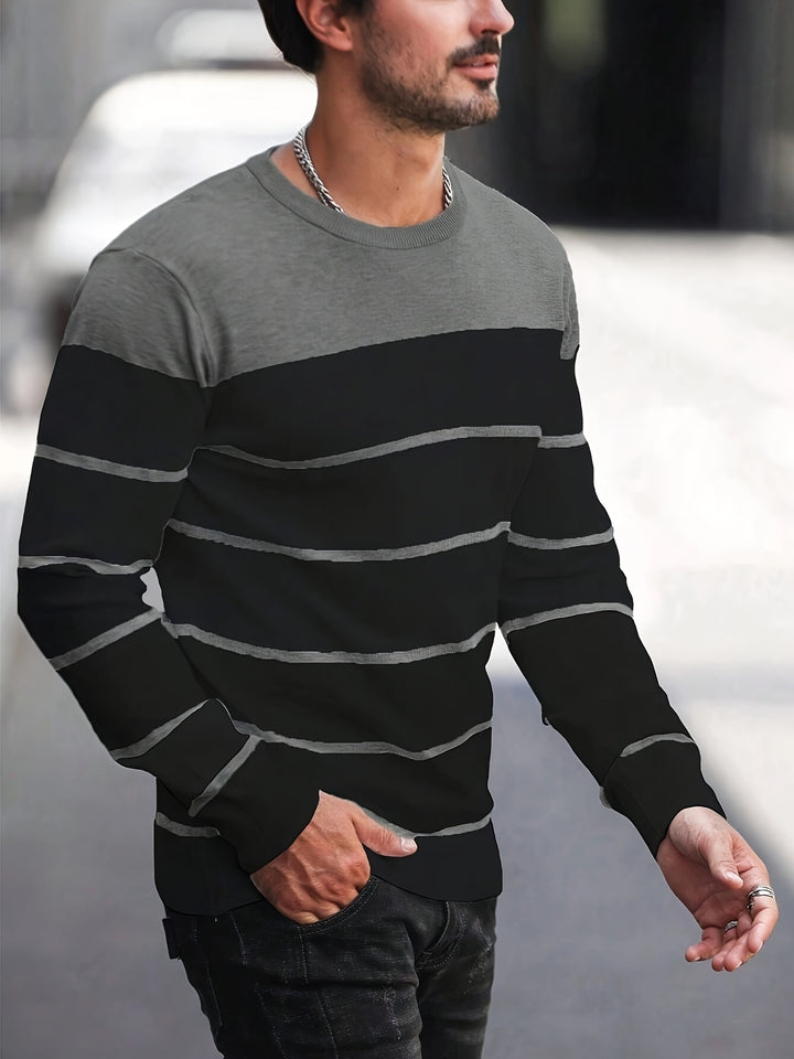Bennington | Classic Striped Crew Neck Sweater