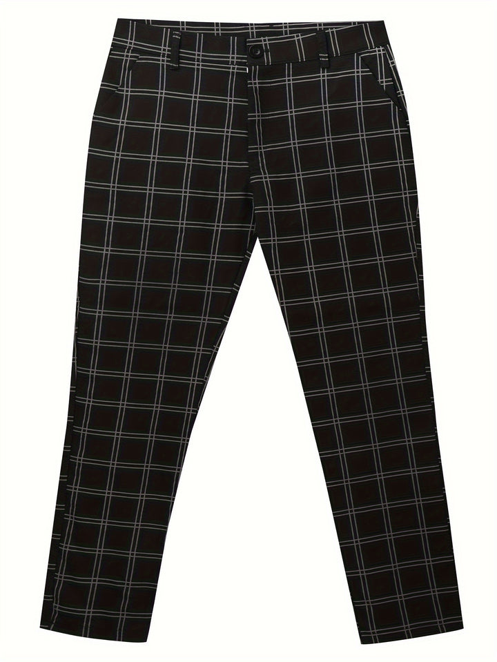 Percy | Refined Checked Trousers