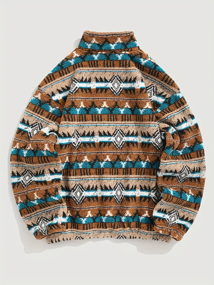 Dawson | Patterned Half-Zip Pullover