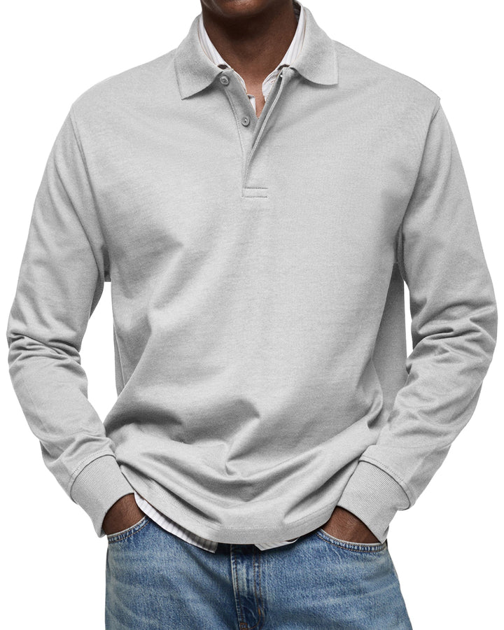 Tony | Long Sleeve Casual Polo