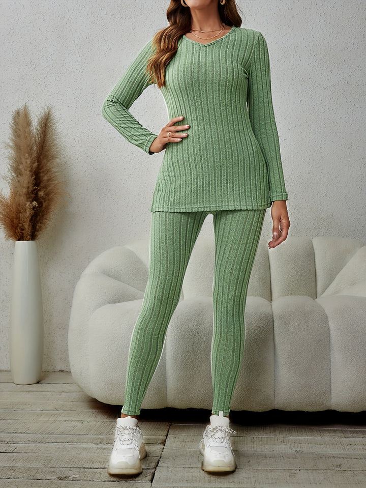 Tabitha | Ribbed Loose-Fit Two-Piece Set
