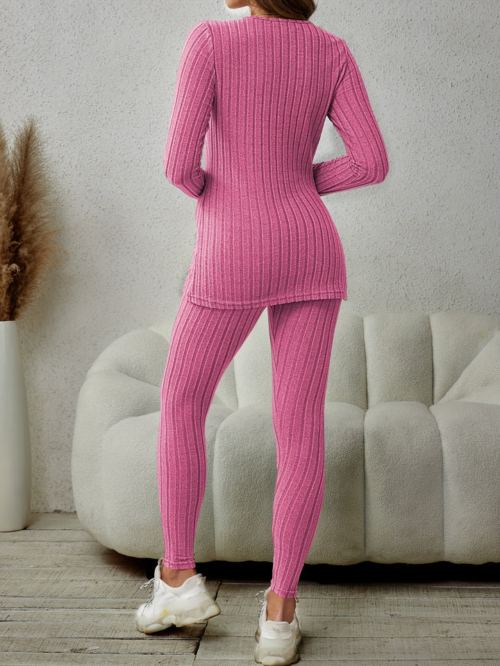 Tabitha | Ribbed Loose-Fit Two-Piece Set