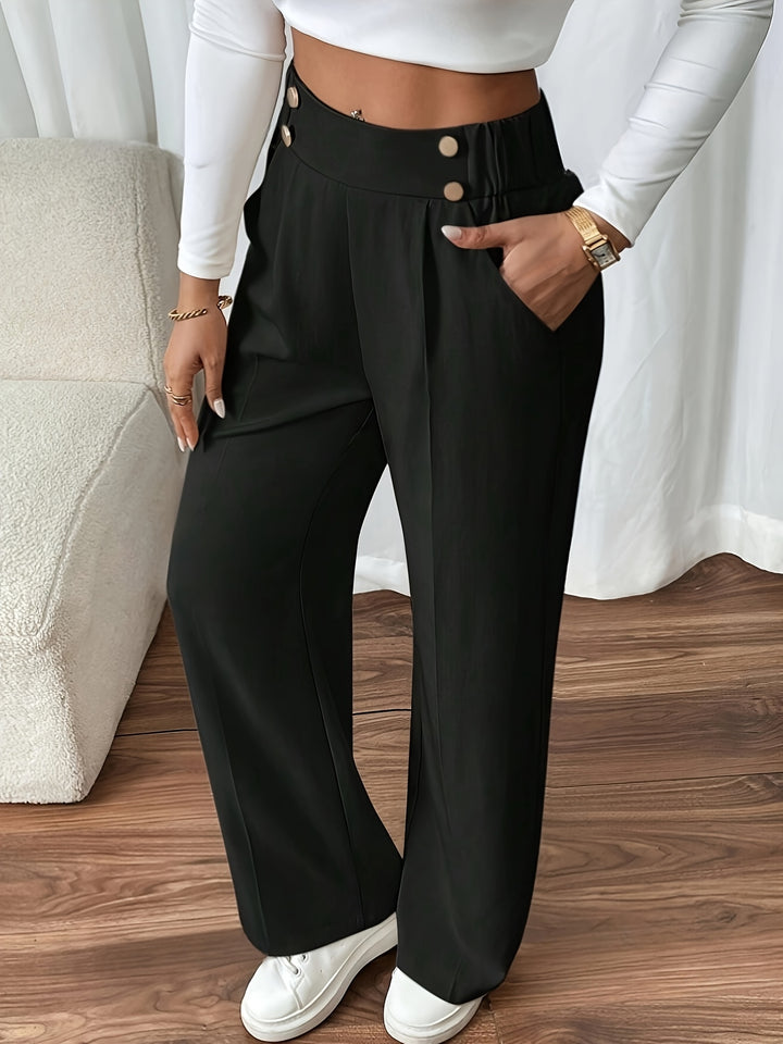 Nadine | Tailored Straight-Leg Trousers