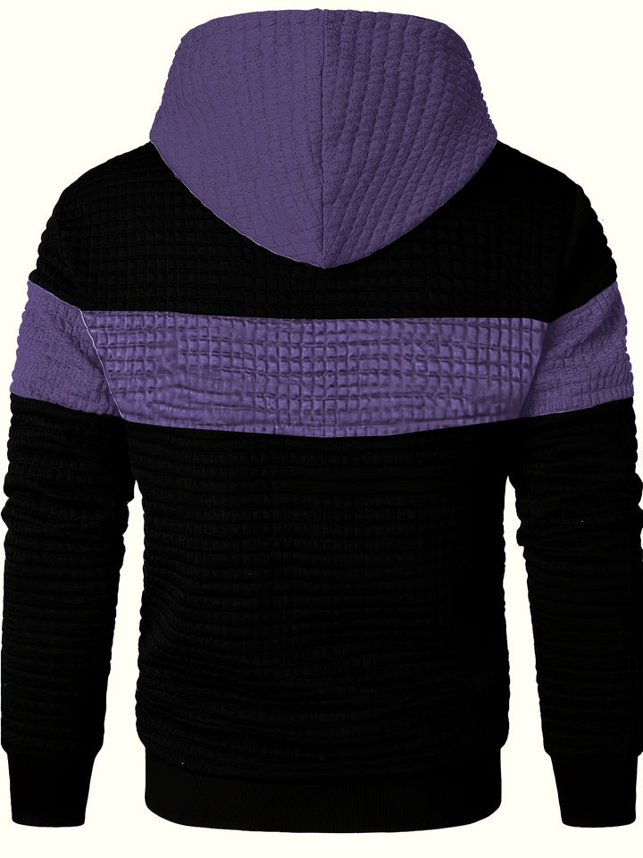 Braxton | Textured Pullover Hoodie