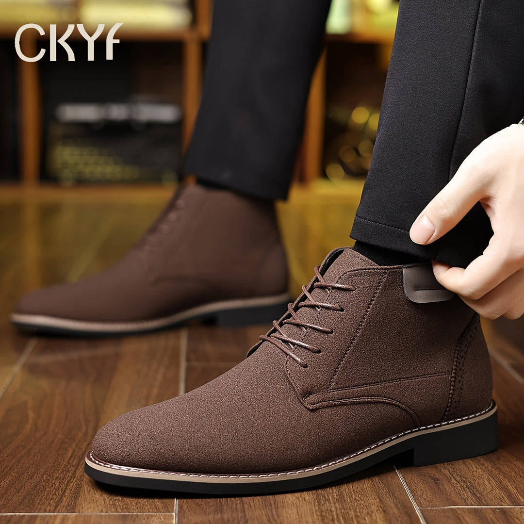 Carter | Refined Lace-Up Ankle Boots