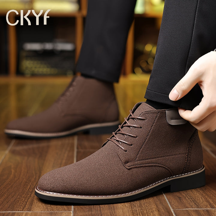 Carter | Refined Lace-Up Ankle Boots