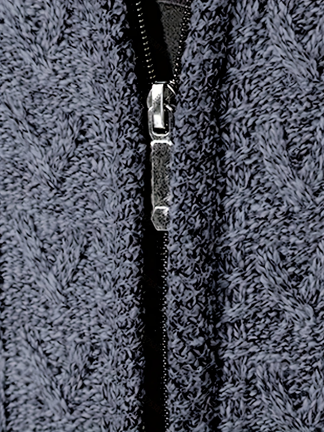 Malcolm | Textured Zip-Up Cardigan