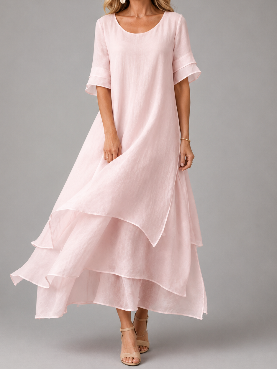 Lucille | Flowing Layered Maxi Dress