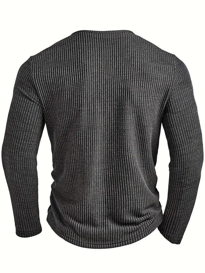 Callahan | Ribbed Long-Sleeve Henley