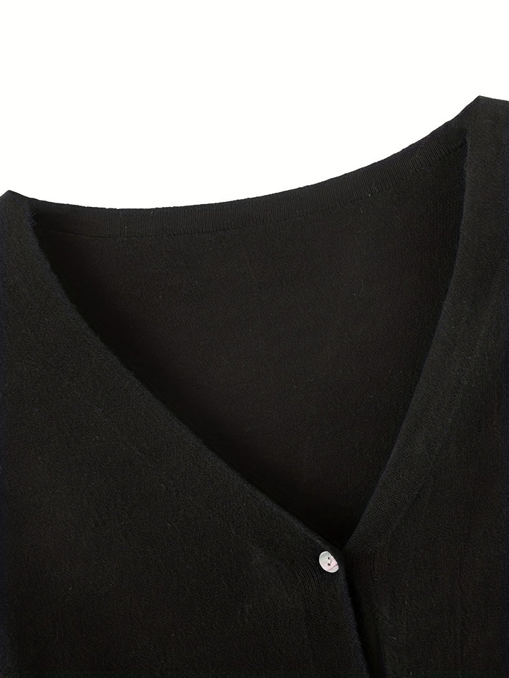 Cassandra | Lightweight Button-Front Cardigan