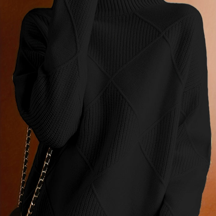 Maren | Textured Turtleneck Sweater