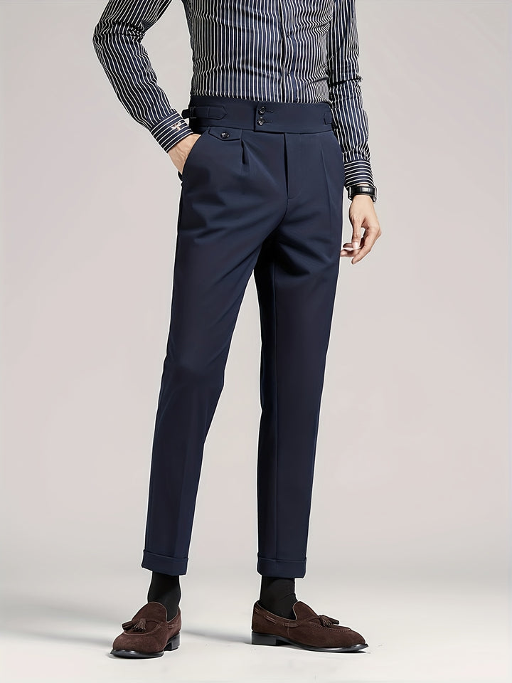 Ellis | Tailored Single-Pleat Trousers