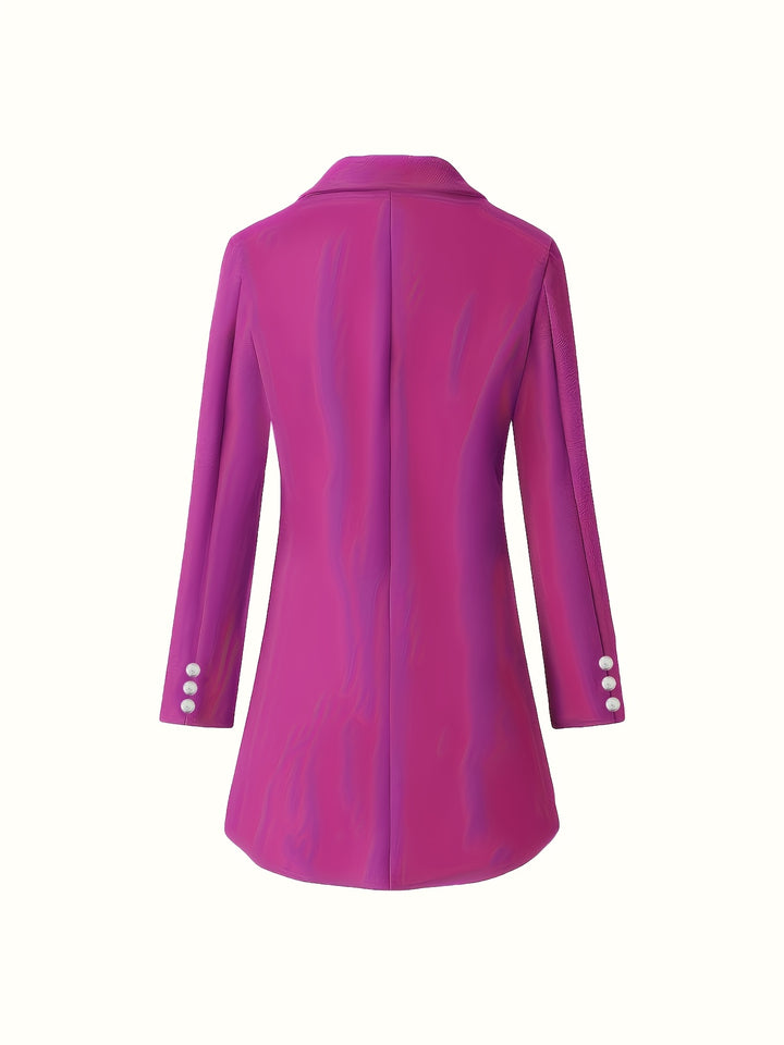 Delphine | Double-Breasted Longline Coat