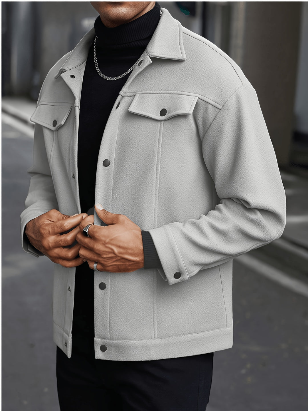 Lincoln | Classic Button-Up Jacket