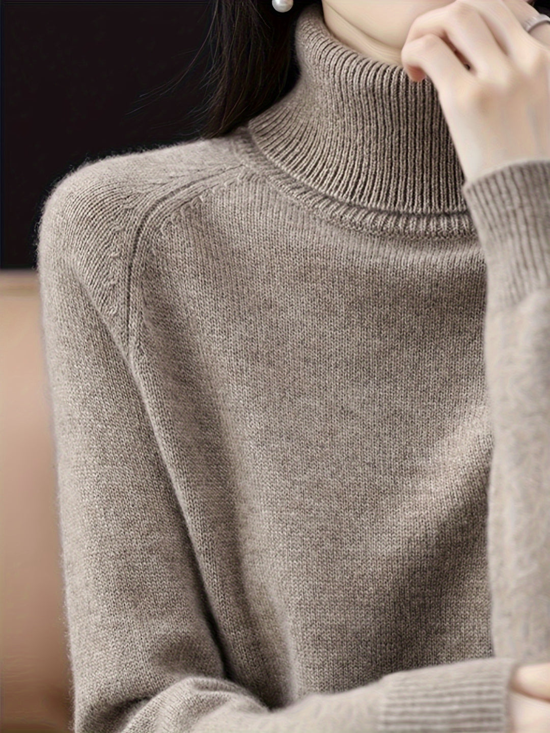 Annabel | Cozy Mock-Neck Sweater
