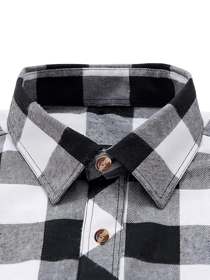 Autumn | Relaxed Checked Button-Up Shirt