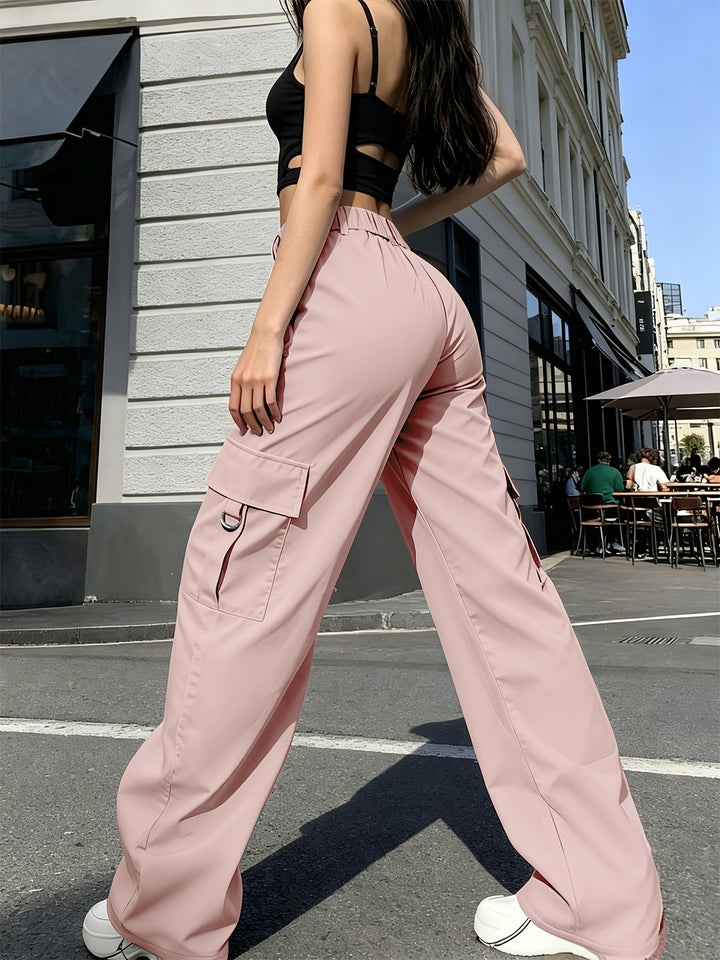 Ingrid | High-Waisted Cargo Trousers