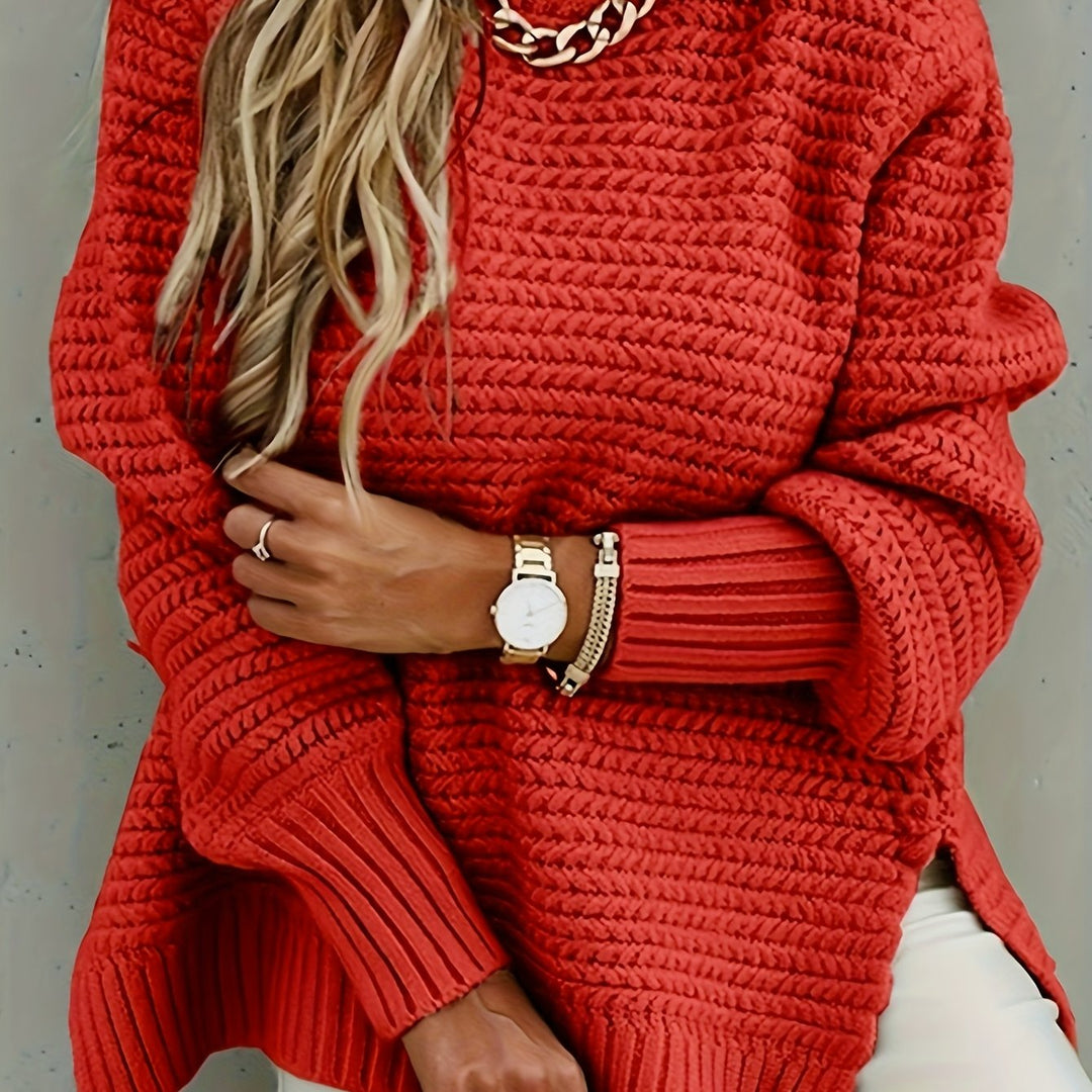 Linnea | Textured High-Neck Sweater