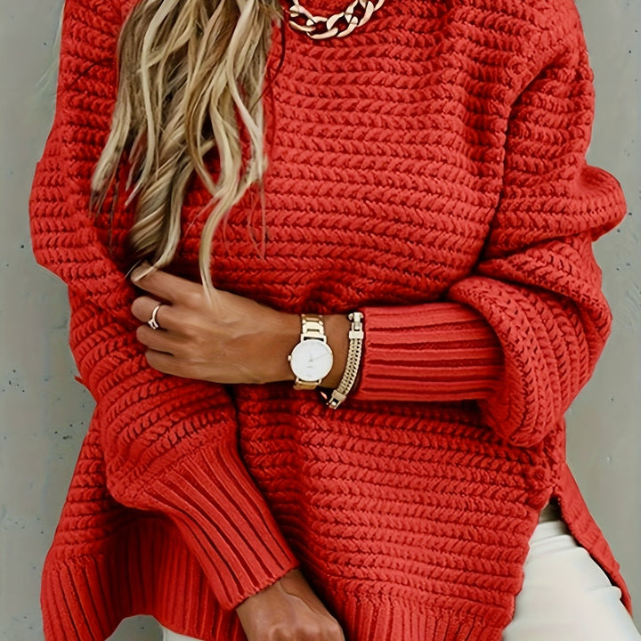 Linnea | Textured High-Neck Sweater