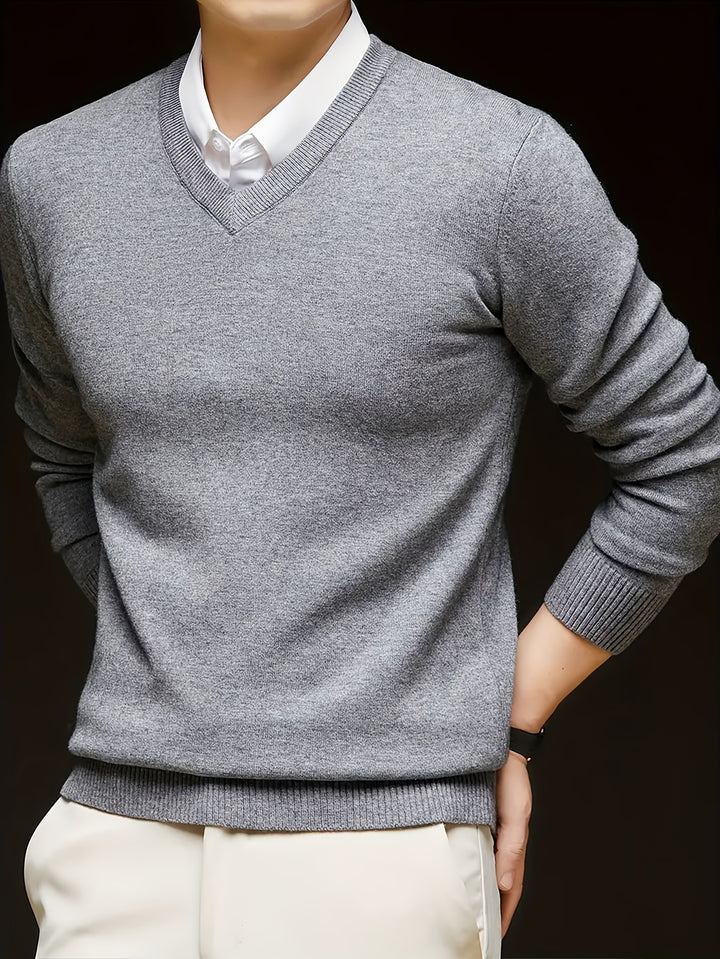 Alexander | Refined V-Neck Sweater