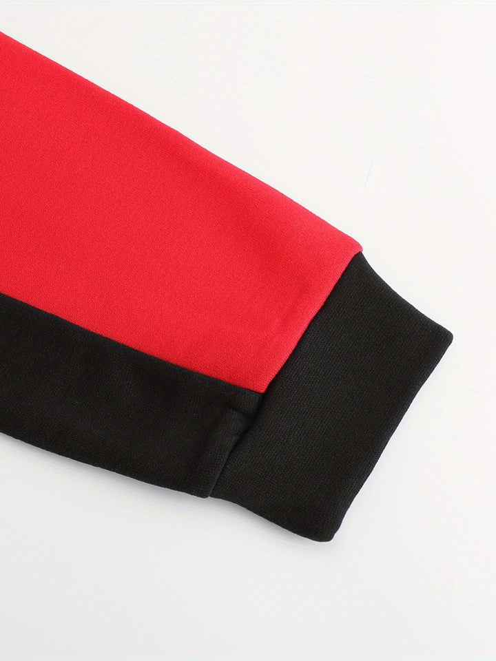 Carter | Color Block Zip-Up Hooded Jacket