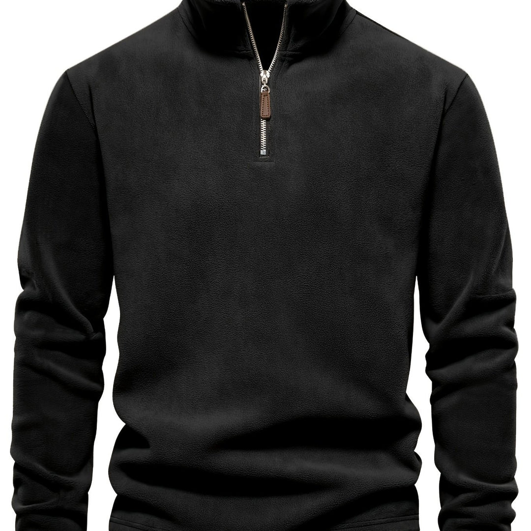 Fletcher | Stand-Collar Half-Zip Pullover