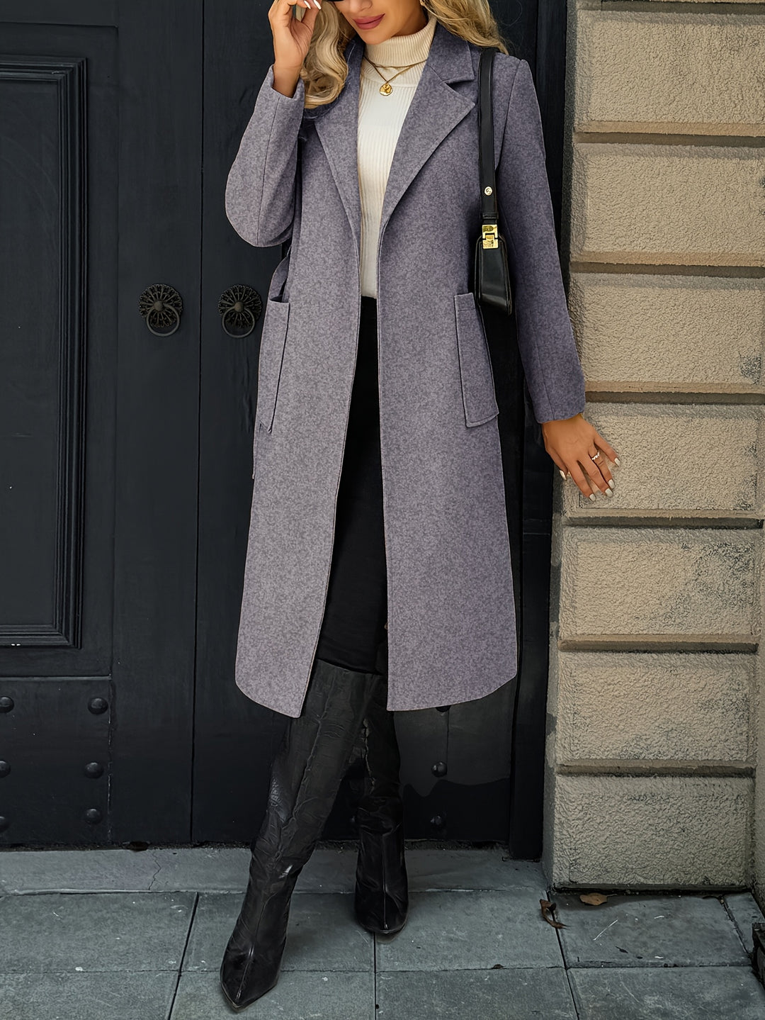 Loretta | Belted Longline Coat